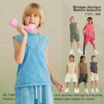 Children's Heavy Industry Washed Slit Sleeveless Vest