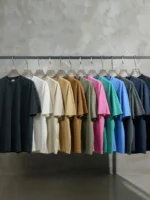 Men's Cotton Loose Washed T-Shirt - Image 20