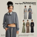 Women's Relaxed Washed Edge Crop Top - Image 5