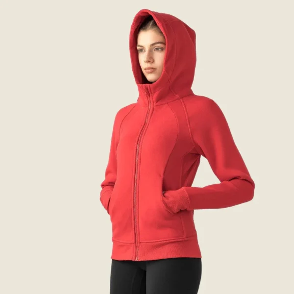 Women's New Thickened Warm Hooded Sports Coat