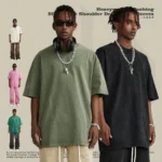 Men's Cotton Loose Washed T-Shirt - Image 21