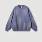 Wholesale Niche Washed Heavyweight Velvet Sweatshirt - Image 3