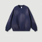Wholesale Niche Washed Heavyweight Velvet Sweatshirt - Image 2