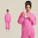 Wholesale Wear Solid Color Velvet Thickened Round Neck - Image 4