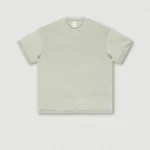 Men's Loose Fit Small Neck Solid Color Tee - Image 18