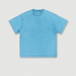 Men's Wear Heavy Washed Short Sleeve Round Neck T-shirts - Image 9