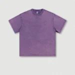 Men's Wear Heavy Washed Short Sleeve Round Neck T-shirts - Image 8