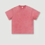 Men's Wear Heavy Washed Short Sleeve Round Neck T-shirts - Image 7