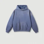 Wholesale Niche Washed Heavyweight Velvet Hooded Sweatshirt - Image 2