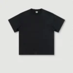 Men's Wear Heavy Washed Short Sleeve Round Neck T-shirts - Image 3