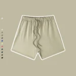 Men's Loose Drawstring Casual Shorts Color Tee - Image 14