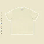 Men's Loose Fit Small Neck Solid Color Tee - Image 13