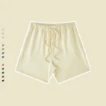 Men's Loose Drawstring Casual Shorts Color Tee - Image 13