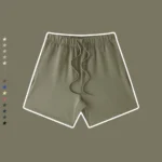 Men's Loose Drawstring Casual Shorts Color Tee - Image 10