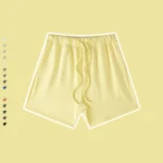 Men's Loose Drawstring Casual Shorts Color Tee - Image 9