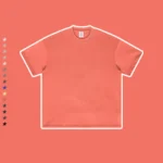 Men's Loose Fit Small Neck Solid Color Tee - Image 8