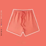 Men's Loose Drawstring Casual Shorts Color Tee - Image 8