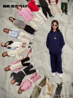 Children's Contrasting pure cotton long-sleeve T-shirt - Image 3