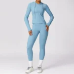 Women's Tight-Fitting Long-Sleeved Outfit Yoga Set - Image 2