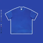 Men's Loose Fit Small Neck Solid Color Tee - Image 7