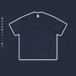 Men's Loose Fit Small Neck Solid Color Tee - Image 6