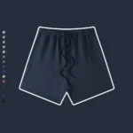 Men's Loose Drawstring Casual Shorts Color Tee - Image 6