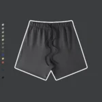 Men's Loose Drawstring Casual Shorts Color Tee - Image 3