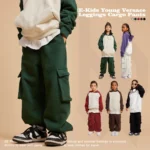 Children's Thickened Velvet Pants - Image 4