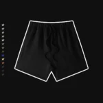 Men's Loose Drawstring Casual Shorts Color Tee - Image 2