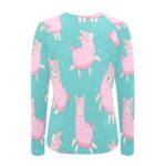 Women's Long Sleeve Swim Shirt (S39) - Image 2