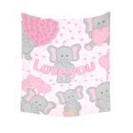 Cotton Linen Wall Tapestry 51" x 60" - Image 3