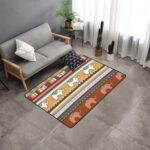 Area Rug with Black Binding 5'3''x4' - Image 2