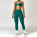 Women's Athletic Elegance Quick-Dry Fitness Outfit Set - Image 5