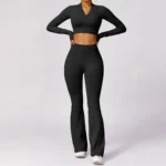 Women's Radiant Flow Long-Sleeve Yoga Set - Image 4