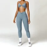 Women's Athletic Elegance Quick-Dry Fitness Outfit Set - Image 2