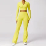 Women's Radiant Flow Long-Sleeve Yoga Set - Image 5