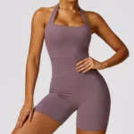 Women's Beautiful Back One-Piece Yoga Set - Image 3