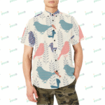 Men's AOP Short Sleeve Shirt with Chest Pocket (T53)