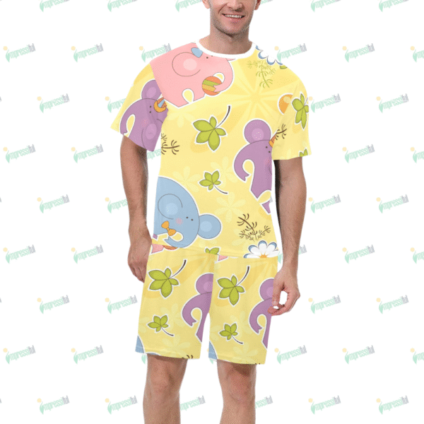 New Style Men's Short Pajama Set (Sets 12)