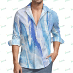 Peach Velvet Casual One Pocket Long Sleeve Shirt