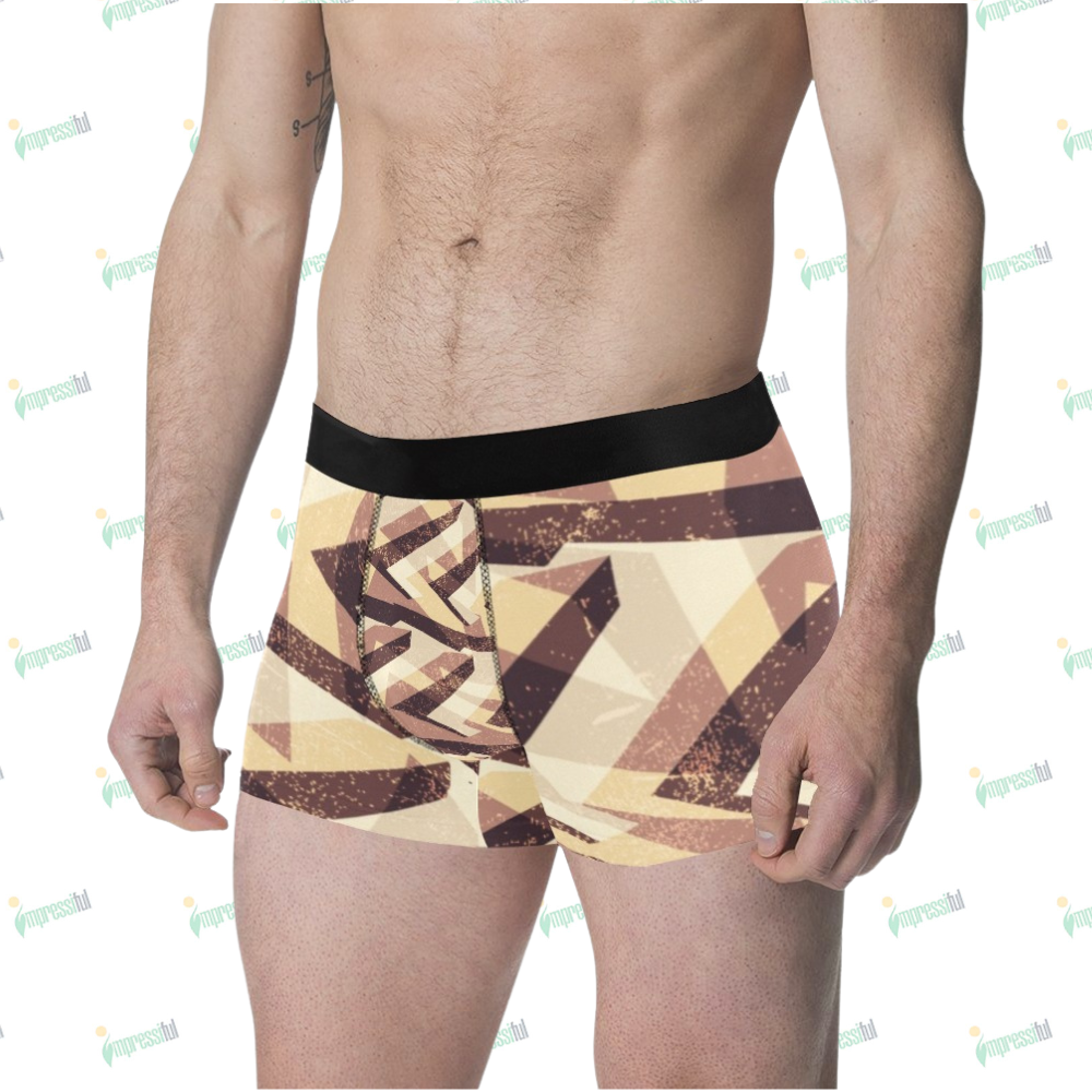 13 Men's All Over Print Boxer Briefs L34 (Made In Queens USA) - Image 1