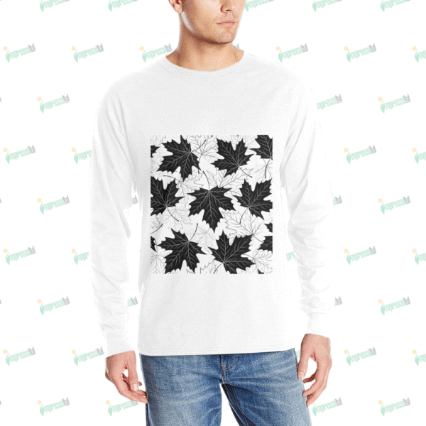 Gildan - Men's Heavy Cotton Long Sleeve T-Shirt - 5400 (One Side Printing)