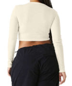 Cozy & Cool Long Sleeve Crop Top - Image 2