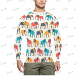 Men's Long Sleeve Swim Shirt (S39)
