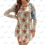 Fall Tops for Women's Trendy Long-sleeved Dress