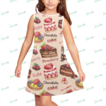 Girls' Sleeveless Dress (D58)
