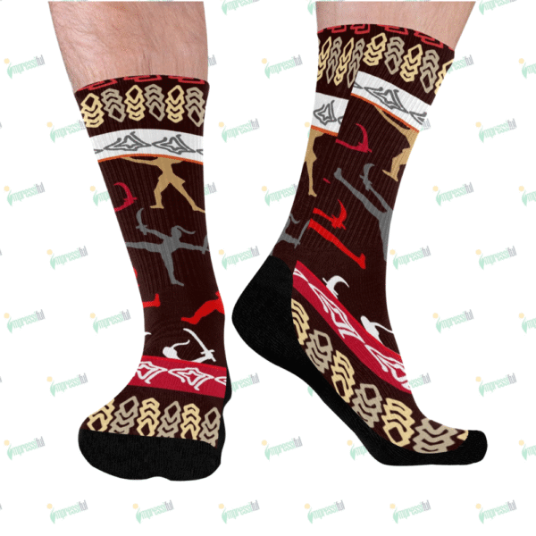 Mid-Calf Socks (Black Bottom)