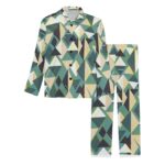 Men's V-Neck Long Pajama Set - Image 3