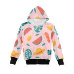 Big Girls' Zip Up Hoodie (H58) - Image 2