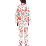 Big Girls' V-Neck Long Pajama Set (Sets 02) - Image 4